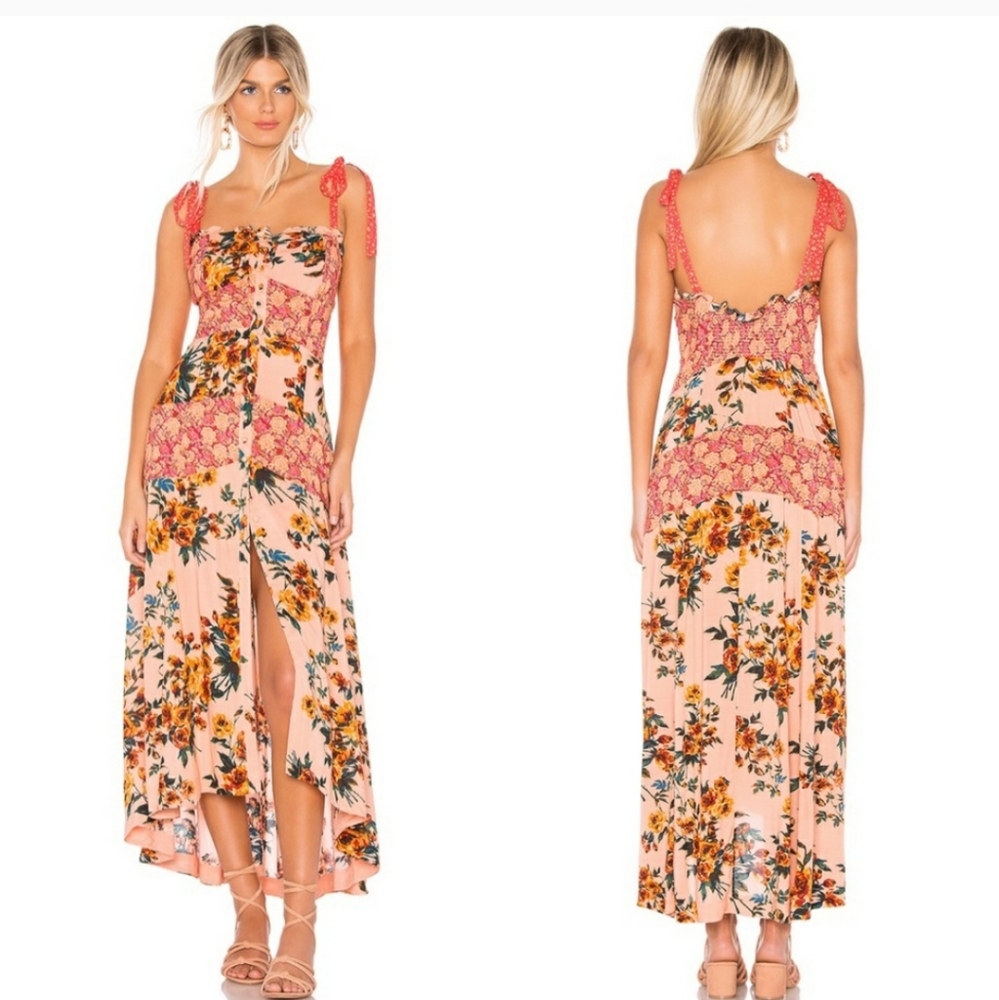 Free People Lover Boy Floral Maxi Dress